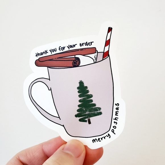 LB053 Merry PoshMas Holiday Sticker [Price Firm] - Picture 8 of 10